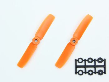 HQ 4x4 Bull-Nose Prop, Orange, Normal Rotation (2-Pack)
